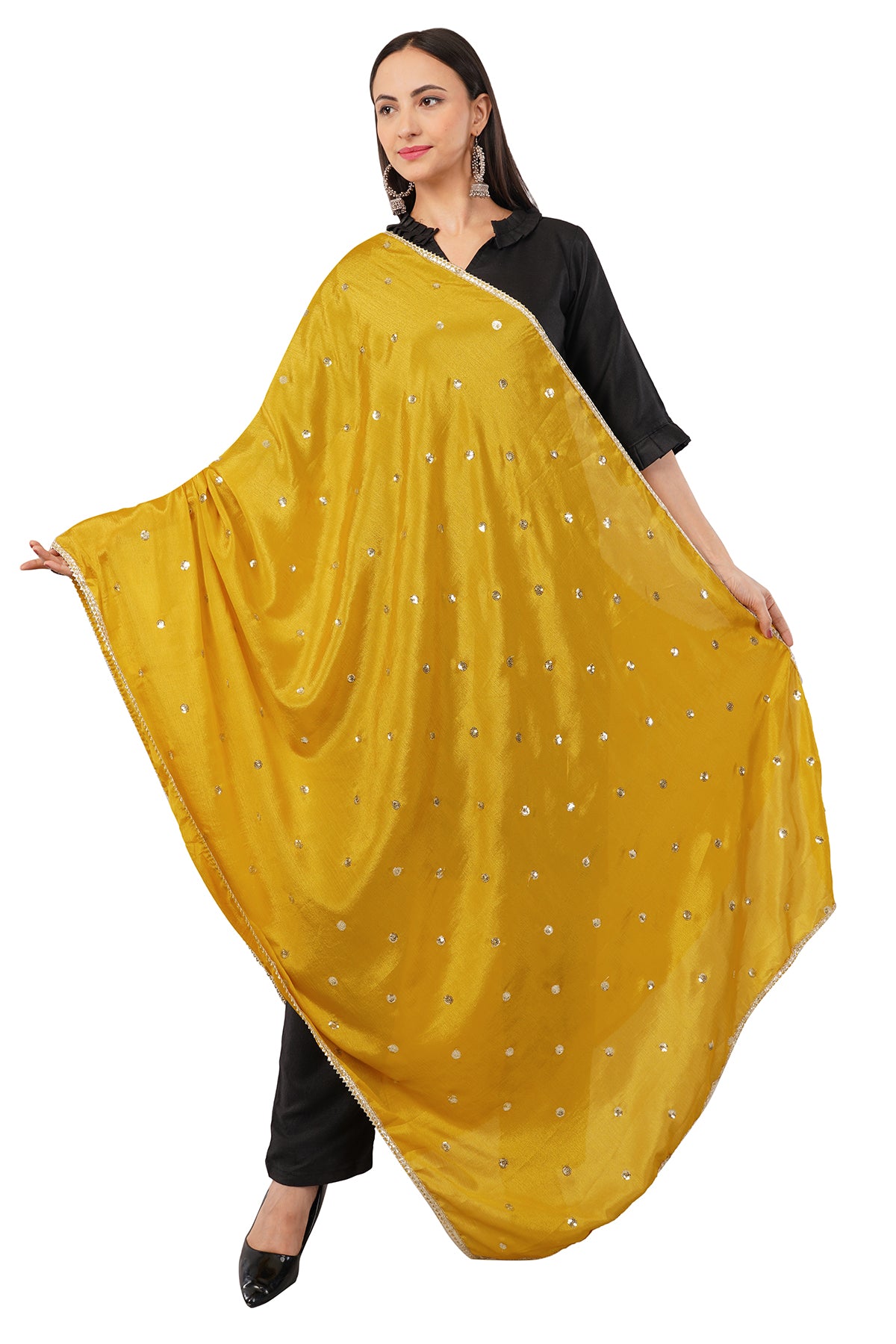 CHINNON SEQUINS DUPATTA (CD10) - NEGCHAAR