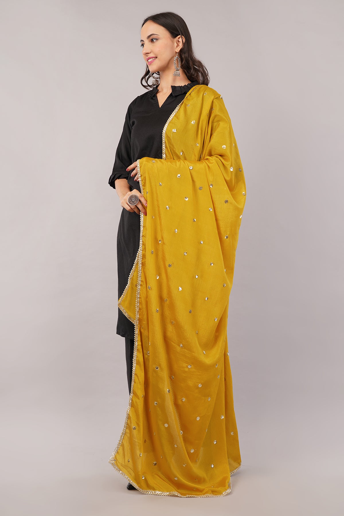 CHINNON SEQUINS DUPATTA (CD10) - NEGCHAAR