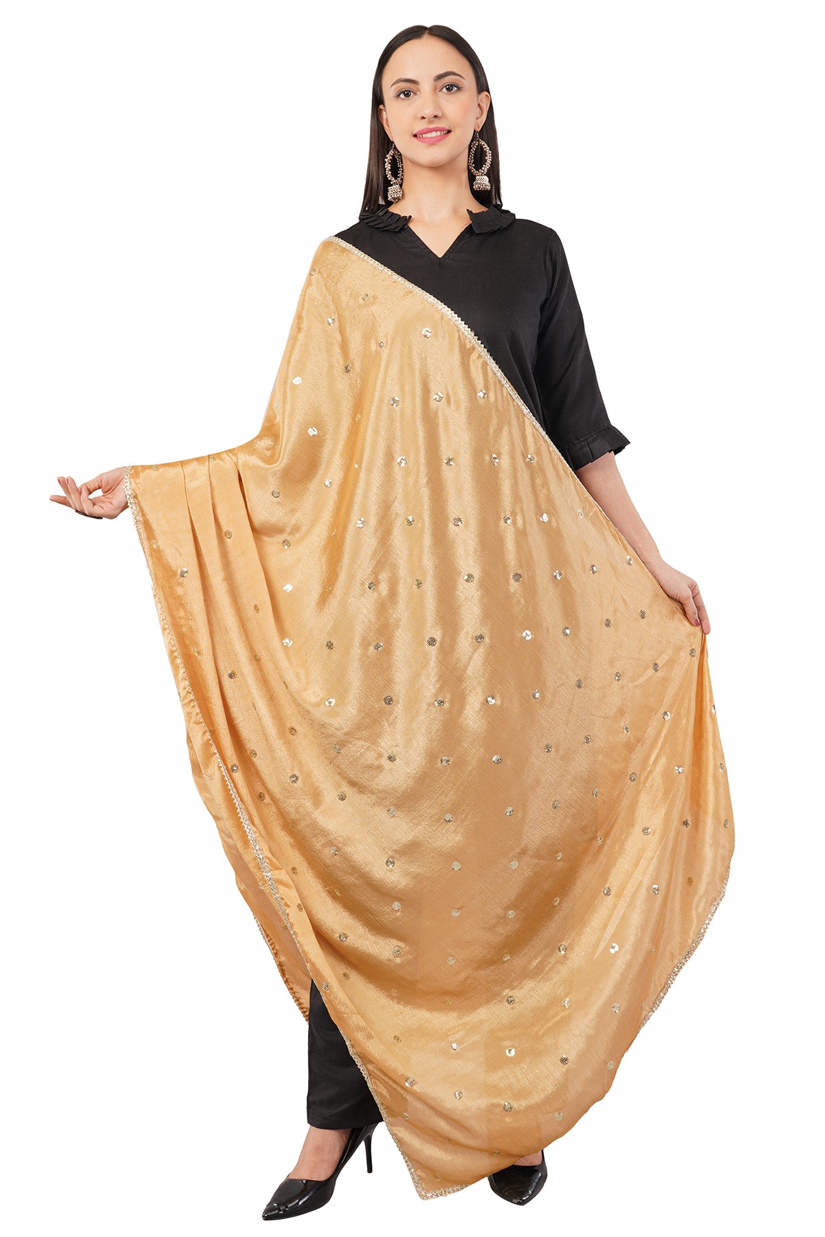 CHINNON SEQUINS DUPATTA (CD2) - NEGCHAAR