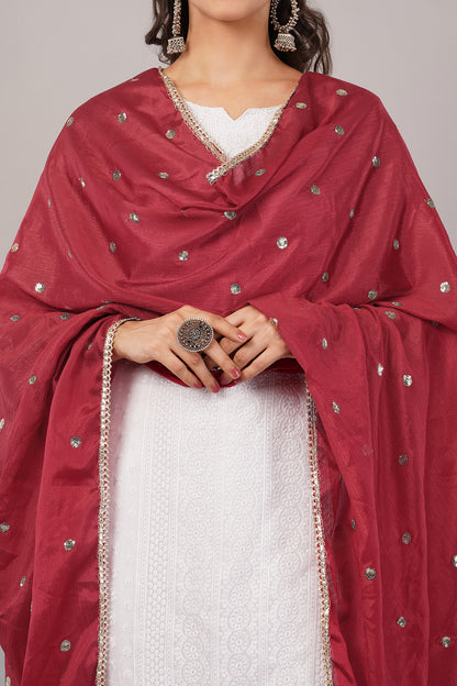 CHINNON SEQUINS DUPATTA (CD18) - NEGCHAAR