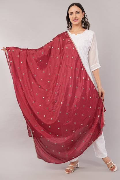 CHINNON SEQUINS DUPATTA (CD18) - NEGCHAAR