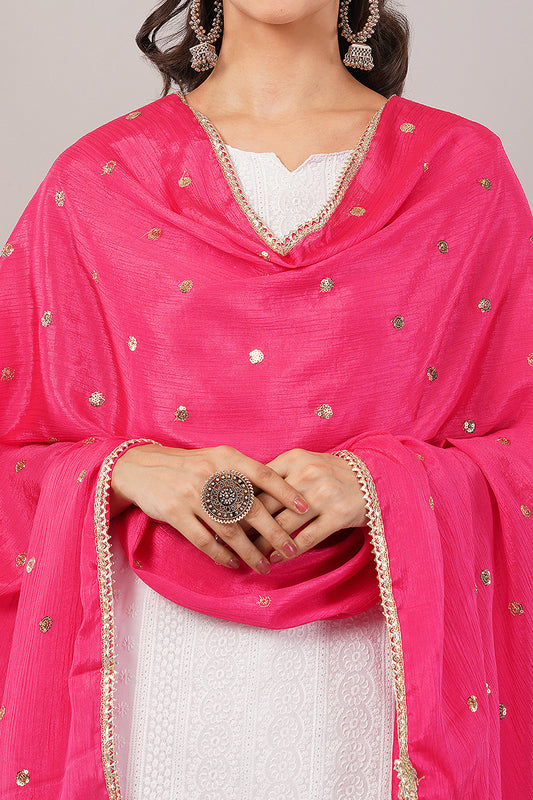 CHINNON SEQUINS DUPATTA (CD16) - NEGCHAAR