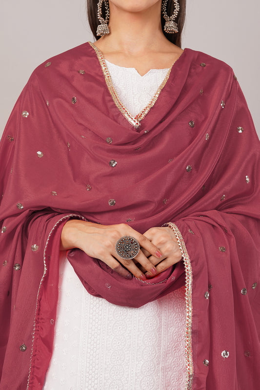 CHINNON SEQUINS DUPATTA (CD17) - NEGCHAAR