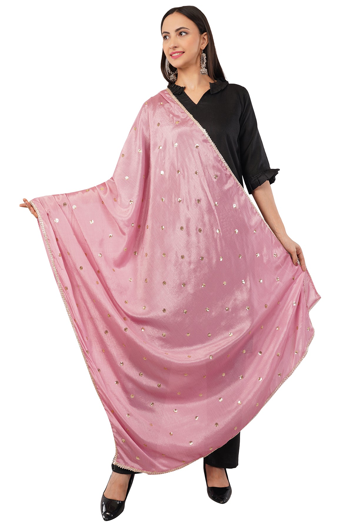 CHINNON SEQUINS DUPATTA (CD7) - NEGCHAAR