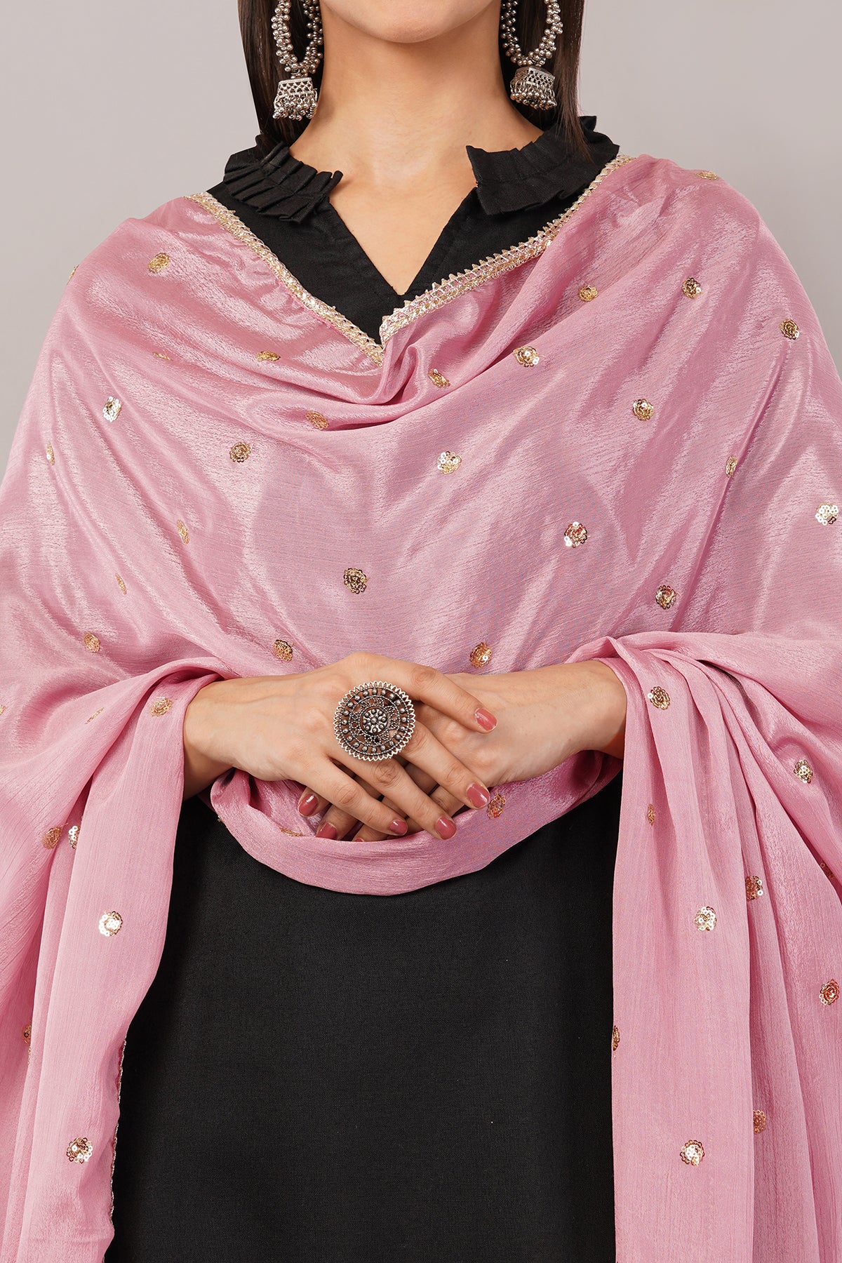 CHINNON SEQUINS DUPATTA (CD7) - NEGCHAAR