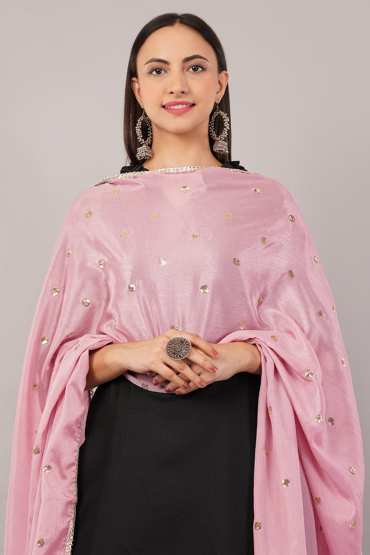 CHINNON SEQUINS DUPATTA (CD7) - NEGCHAAR