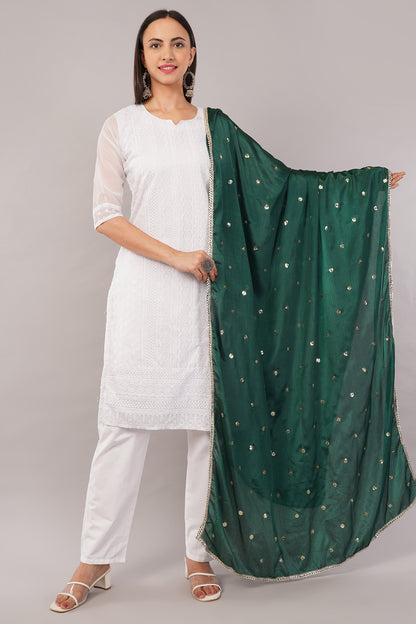 Negchaar Chinnon Butti Dupatta – Soft, Lightweight, Embroidered Dupatta for Women