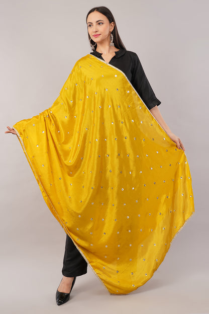 Negchaar Chinnon Butti Dupatta – Soft, Lightweight, Embroidered Dupatta for Women