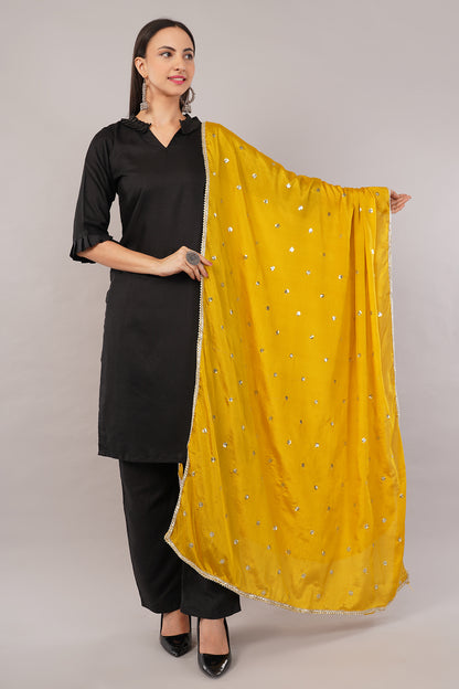 Negchaar Chinnon Butti Dupatta – Soft, Lightweight, Embroidered Dupatta for Women