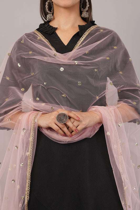 Net Sequins Butti Dupatta (NBD2) - Negchaar